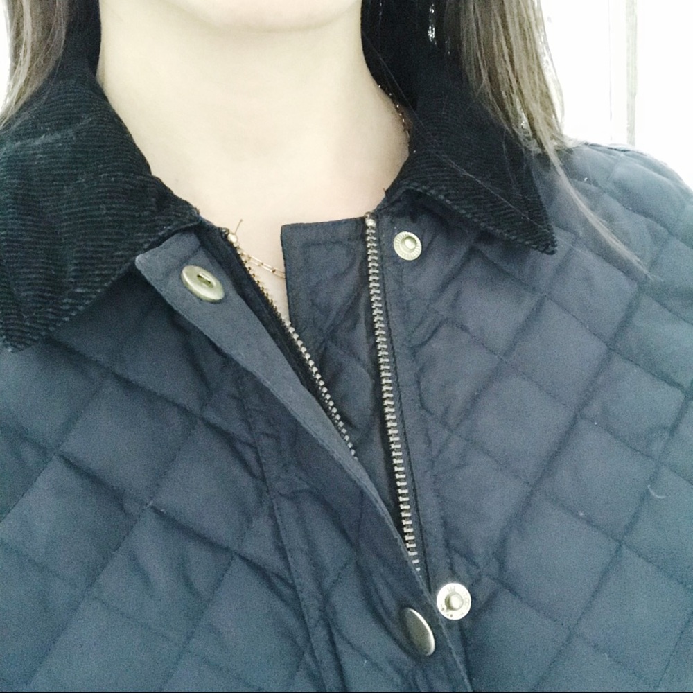 ๐ HP๐ J.Crew Quilted Jacket ๐ - Picture 4 of 5